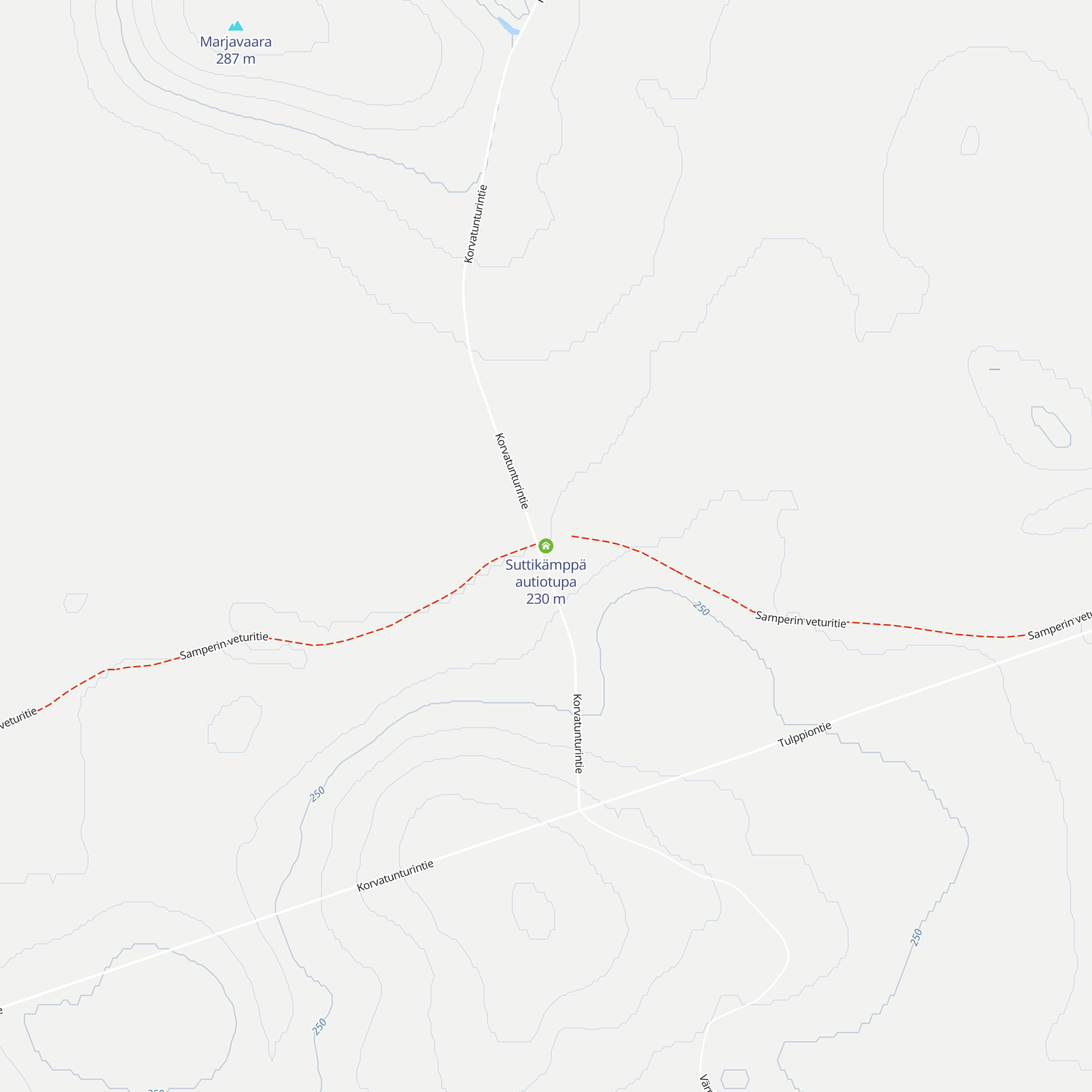 Suttikämppä autiotupa map