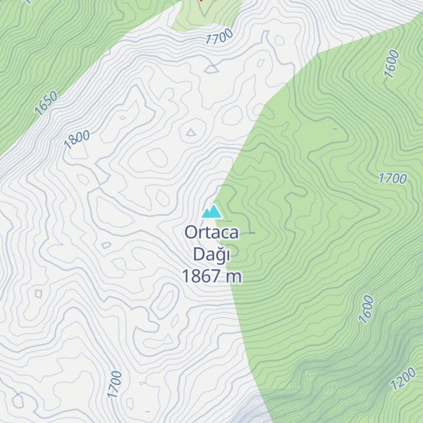 Map of Ortaca Dağı