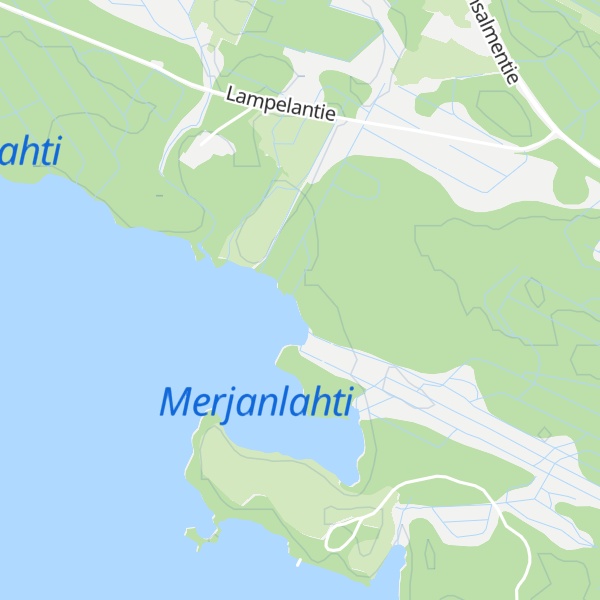 Map of Merjanlahti