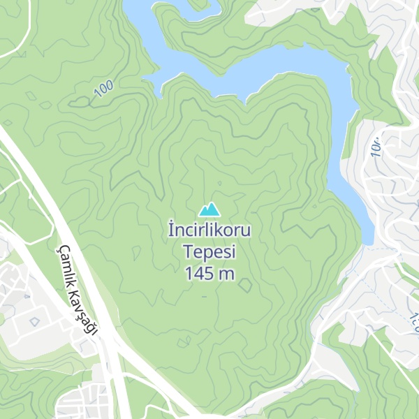 Map of İncirlikoru Tepesi