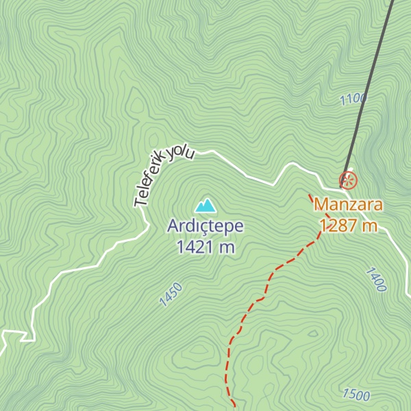 Map of Ardıçtepe