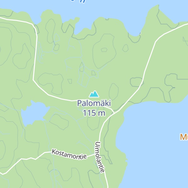Map of Palomäki