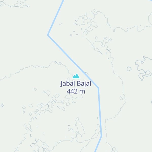 Map of Jabal Bajal