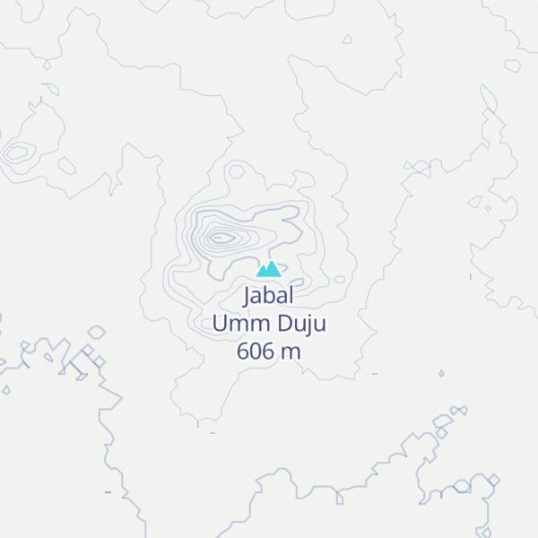 Map of Jabal Umm Duju