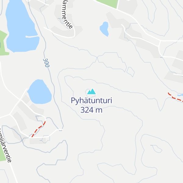 Map of Pyhätunturi