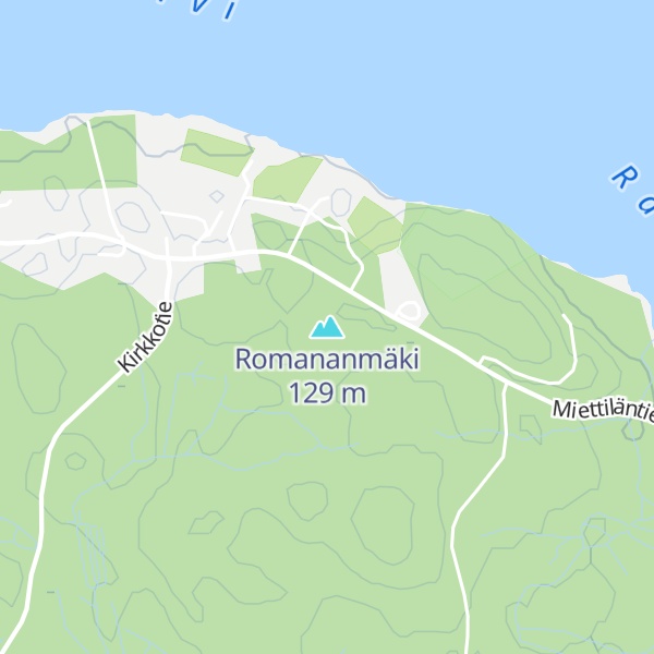 Map of Romananmäki