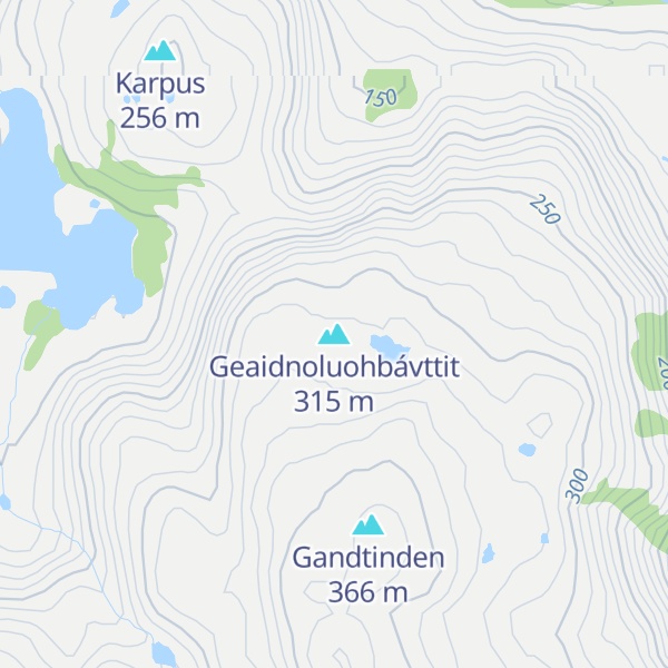 Map of Geaidnoluohbávttit