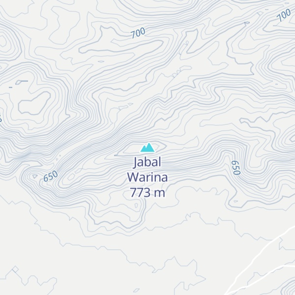Map of Jabal Warina
