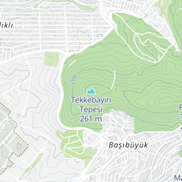 Map of Tekkebayırı Tepesi