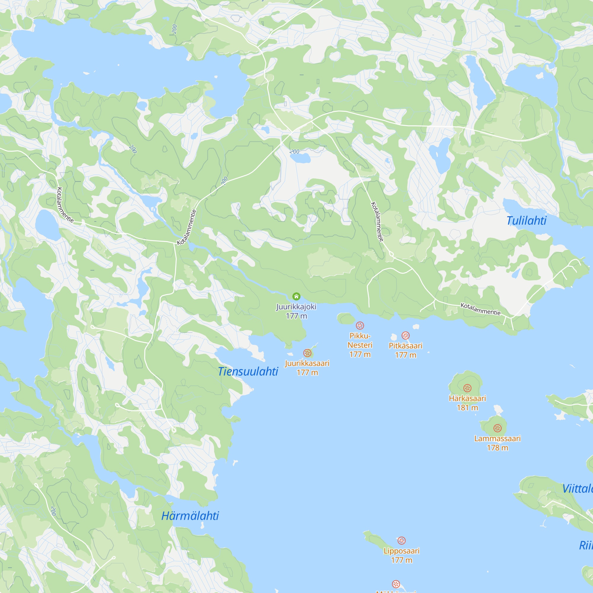Juurikkajoki map