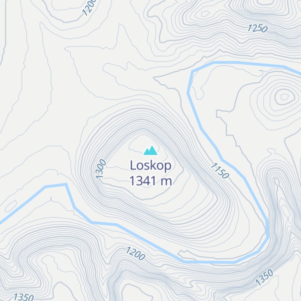 Map of Loskop