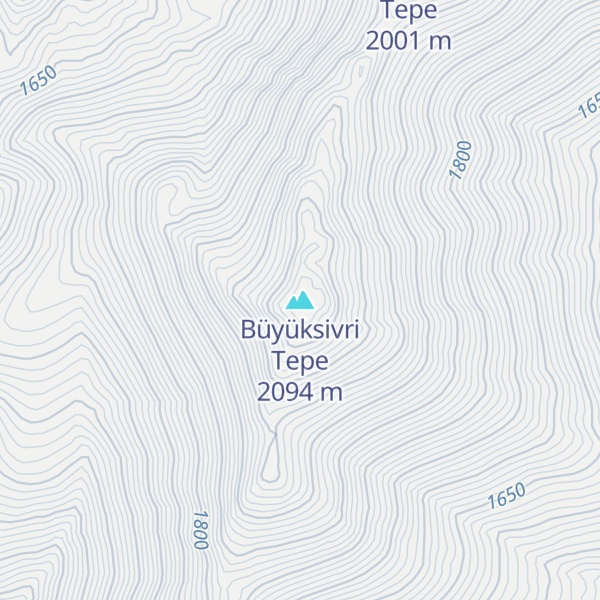 Map of Büyüksivri Tepe