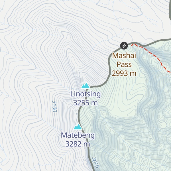 Map of Linotsing