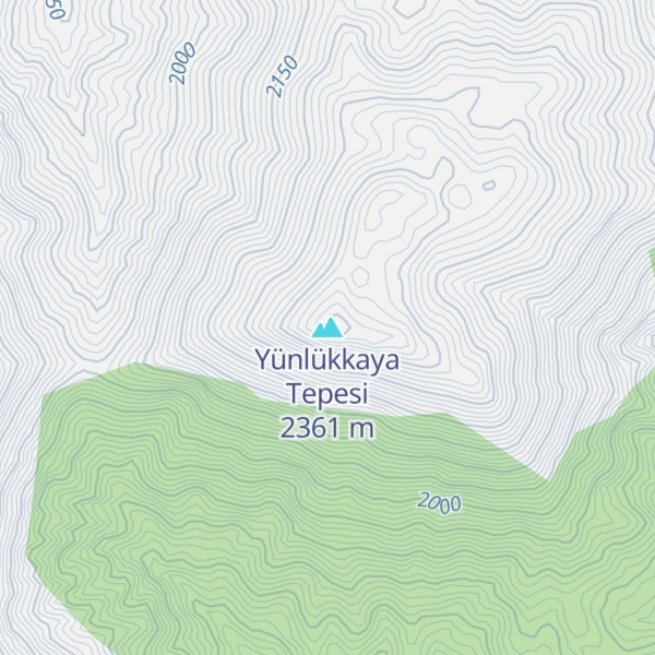 Map of Yünlükkaya Tepesi