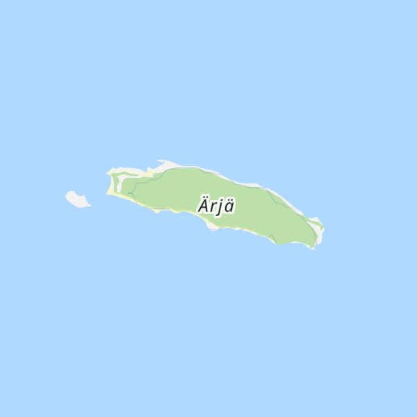 Map of Ärjänsaari