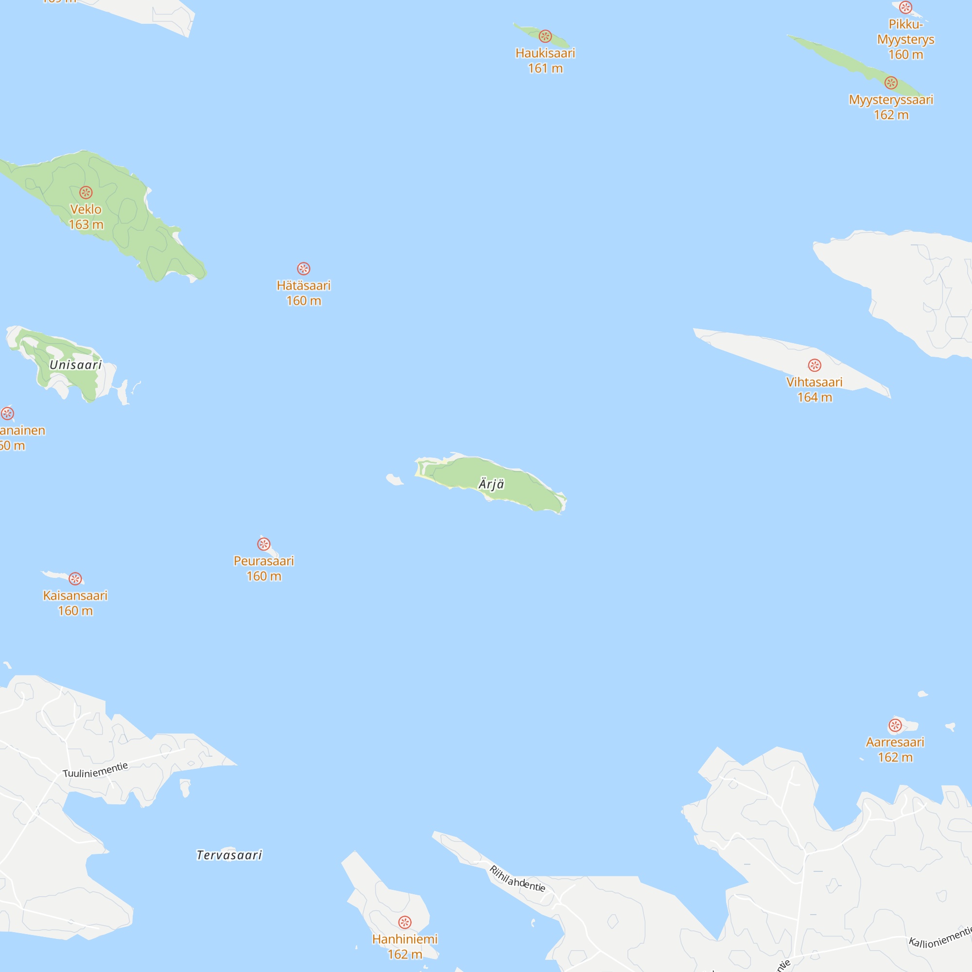 Ärjänsaari map