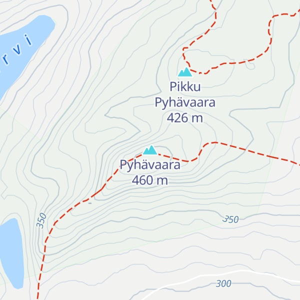 Map of Pyhävaara