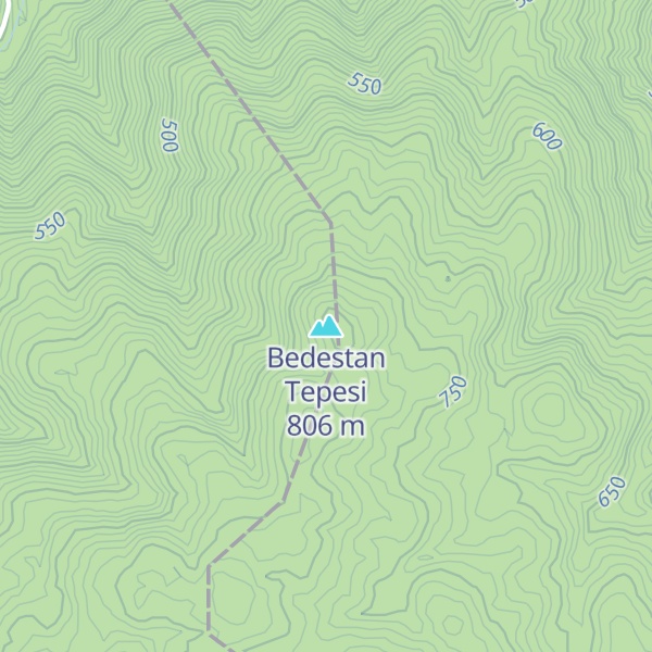 Map of Bedestan Tepesi