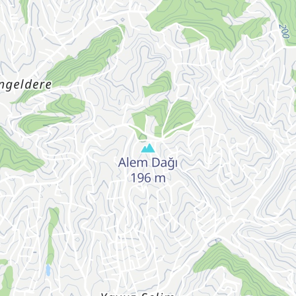 Map of Alem Dağı
