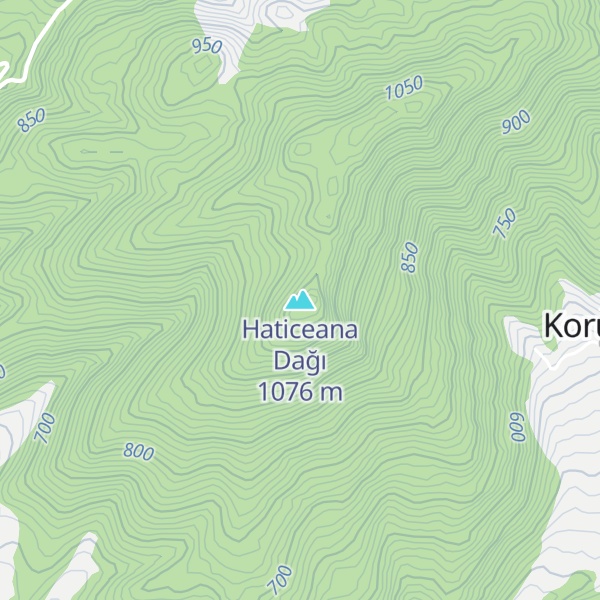 Map of Haticeana Dağı