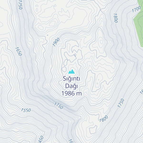 Map of Sığıntı Dağı