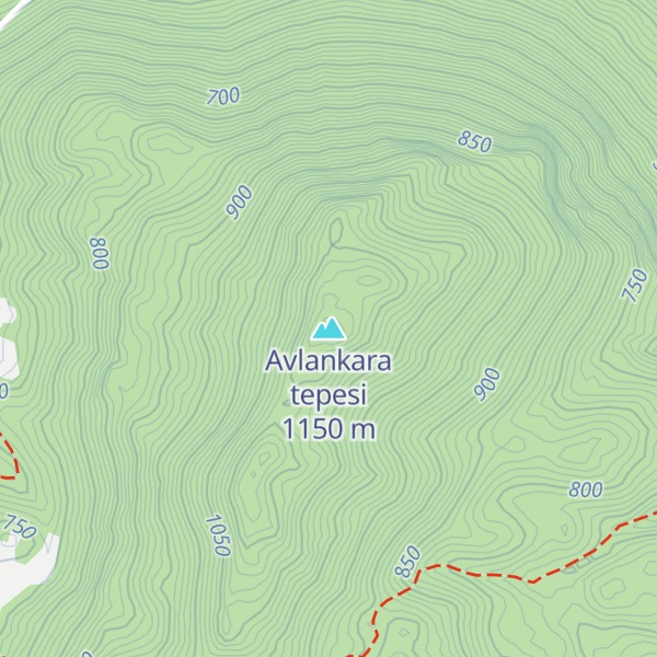 Map of Avlankara tepesi