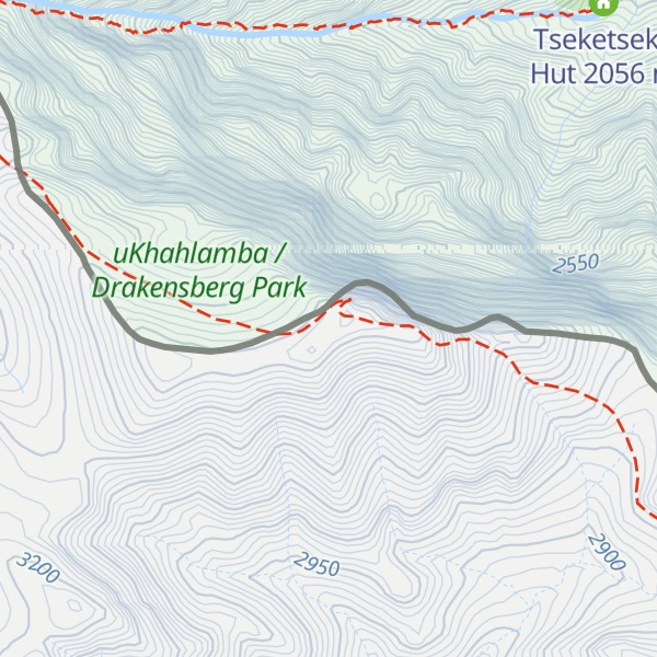 Map of Cleft Peak
