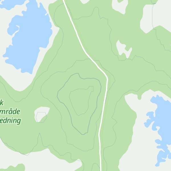Map of Blankvassåsen