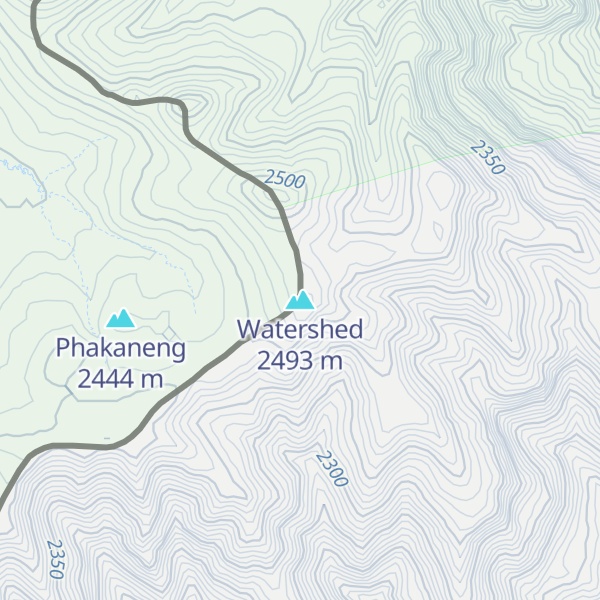 Map of Watershed