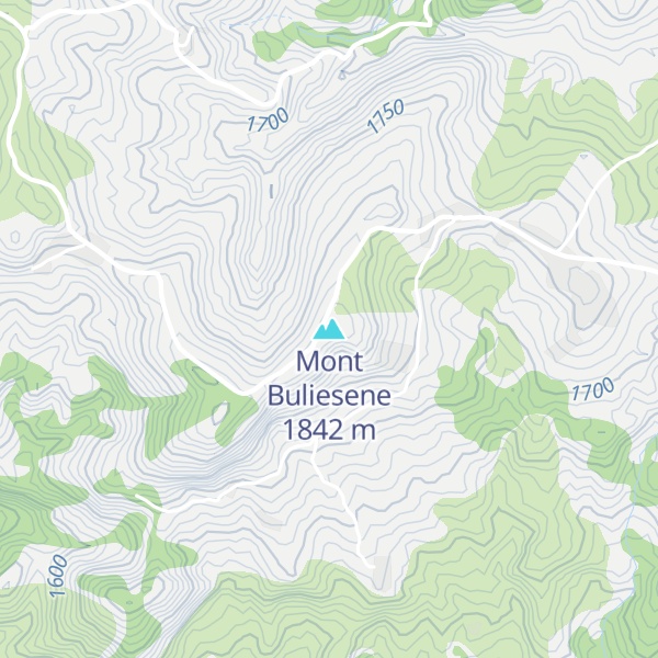Map of Mont Buliesene