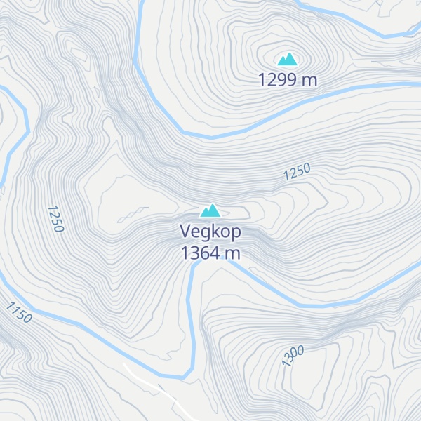 Map of Vegkop