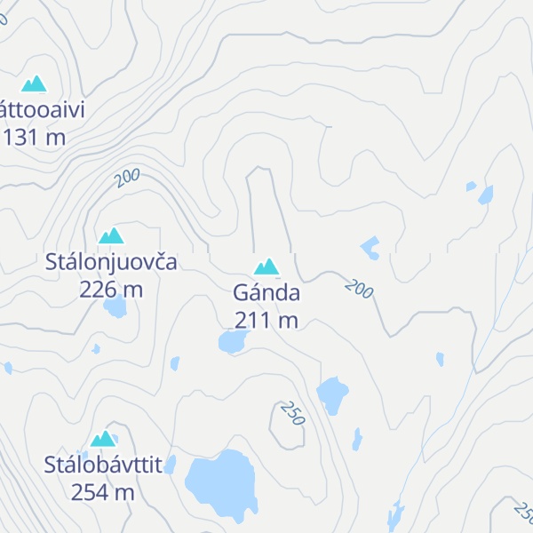 Map of Gánda