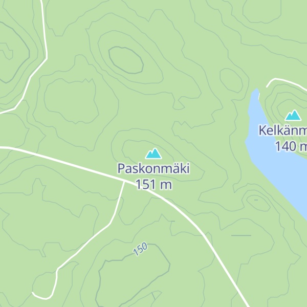 Map of Paskonmäki