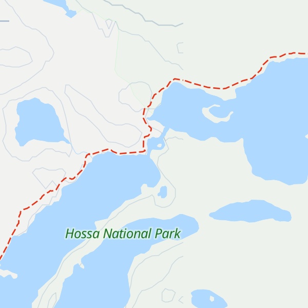 Map of Kukkuri autiotupa