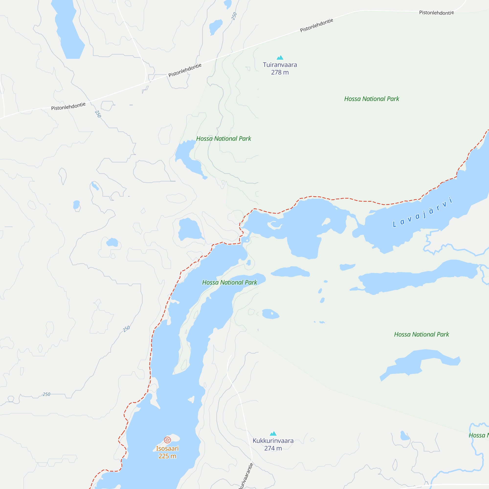 Kukkuri autiotupa map