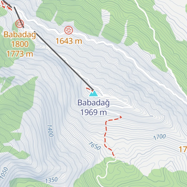 Map of Babadağ