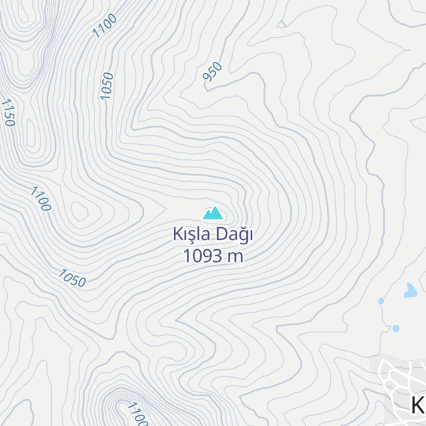 Map of Kışla Dağı
