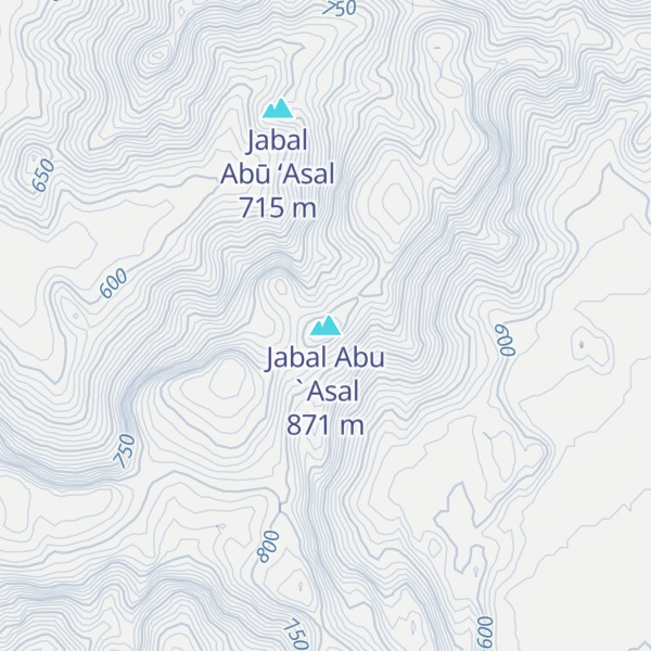 Map of Jabal Abu `Asal