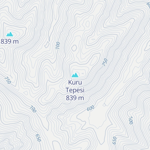 Map of Kuru Tepesi