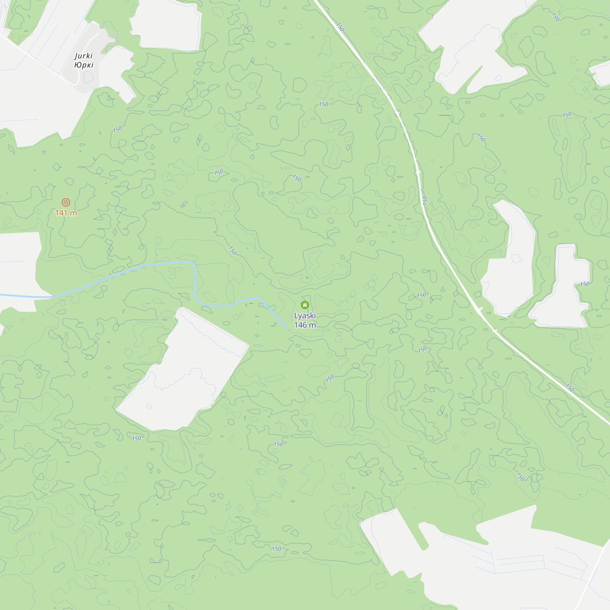 Lyaski map