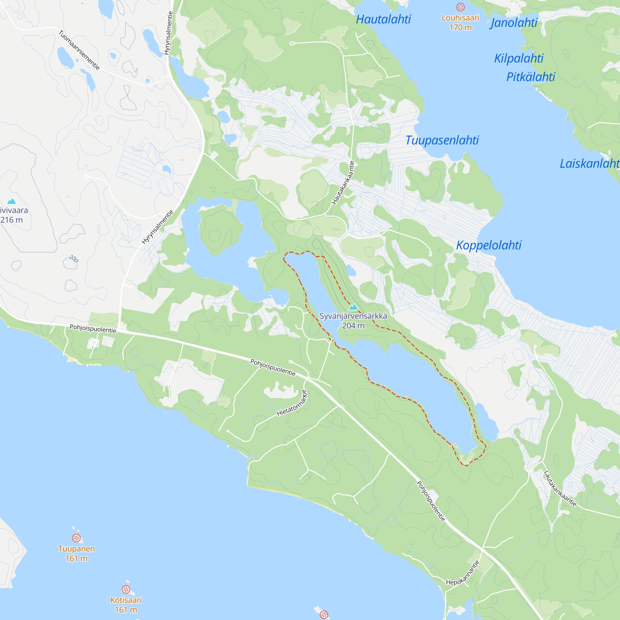 Niskalampi map