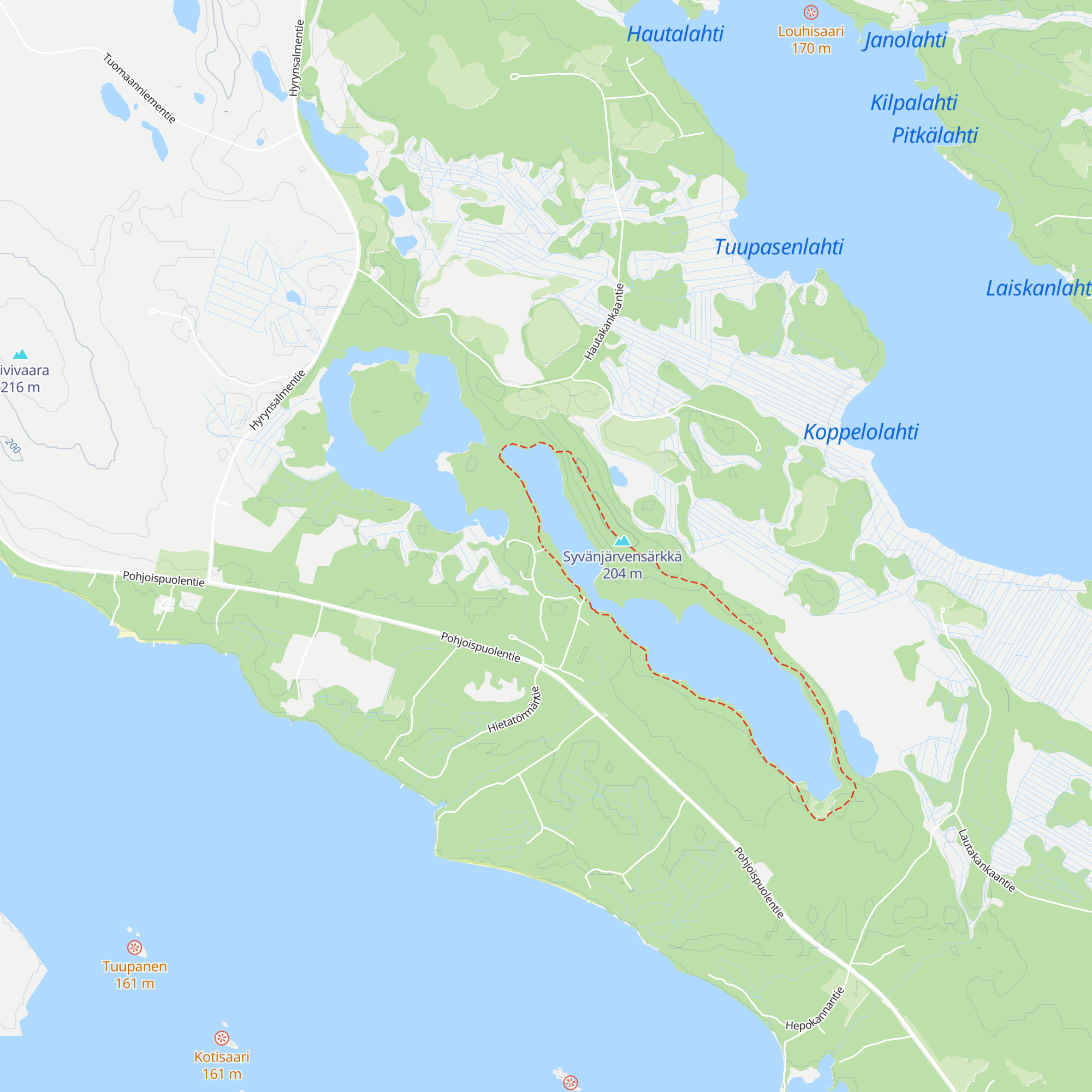Niskalampi map