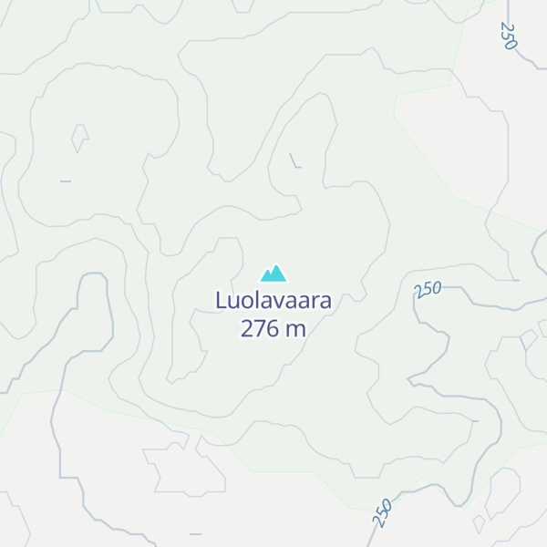 Map of Luolavaara