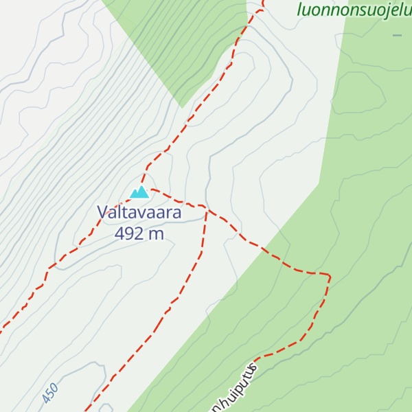 Map of Valtavaara kota