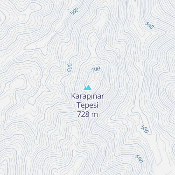 Map of Karapınar Tepesi