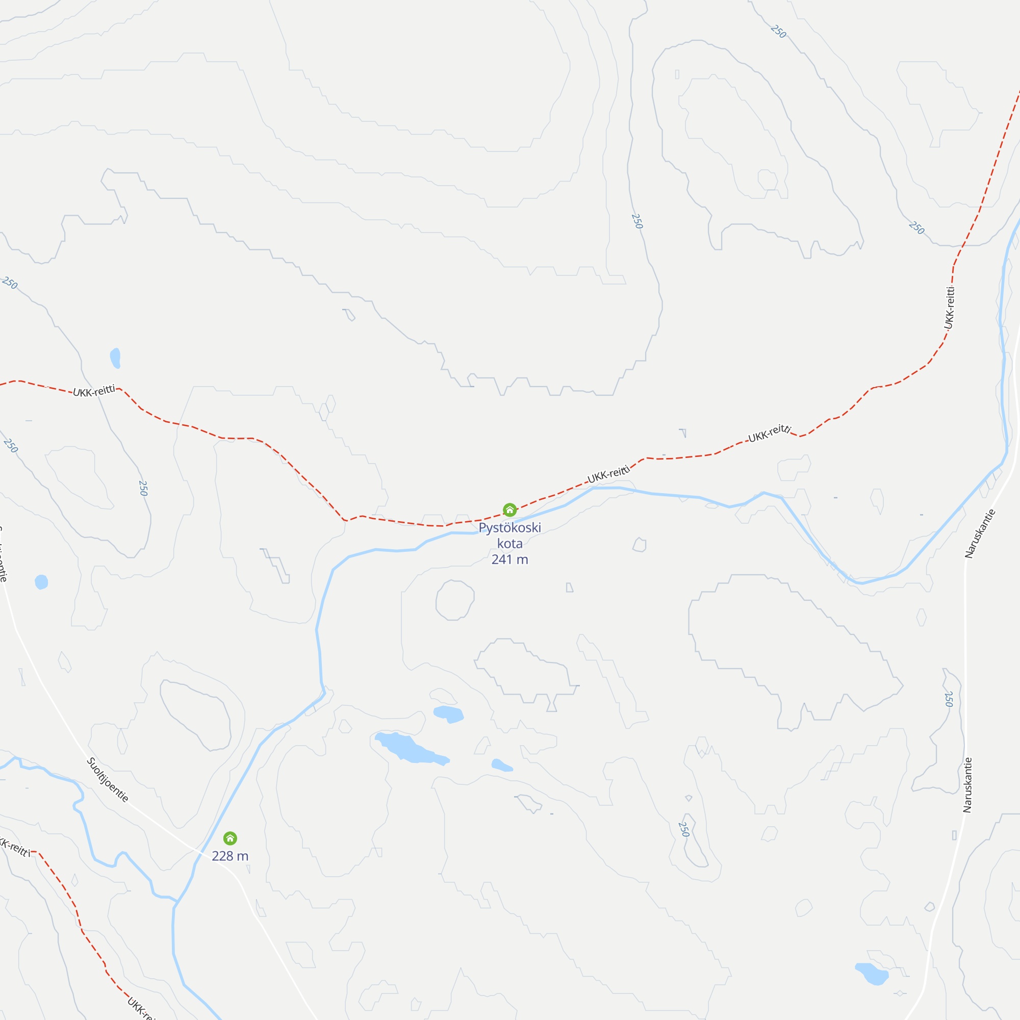 Pystökoski kota map