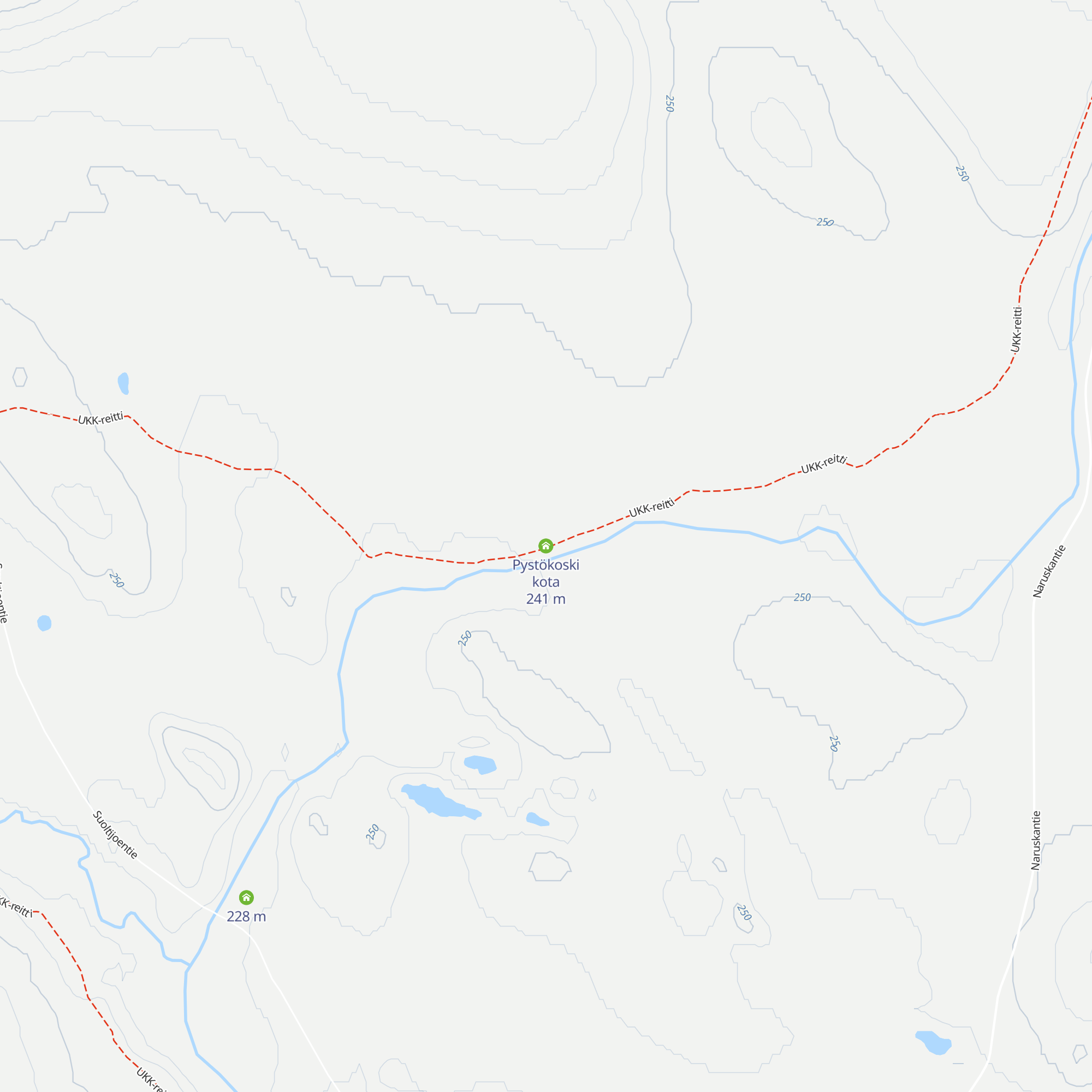 Pystökoski kota map