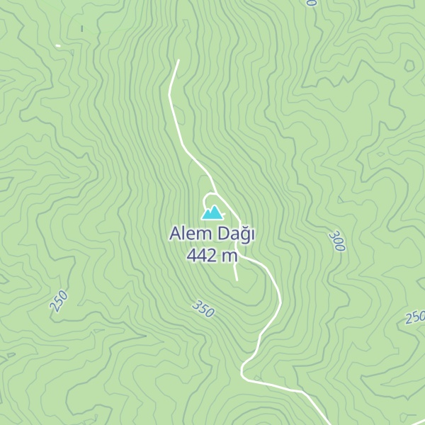 Map of Alem Dağı