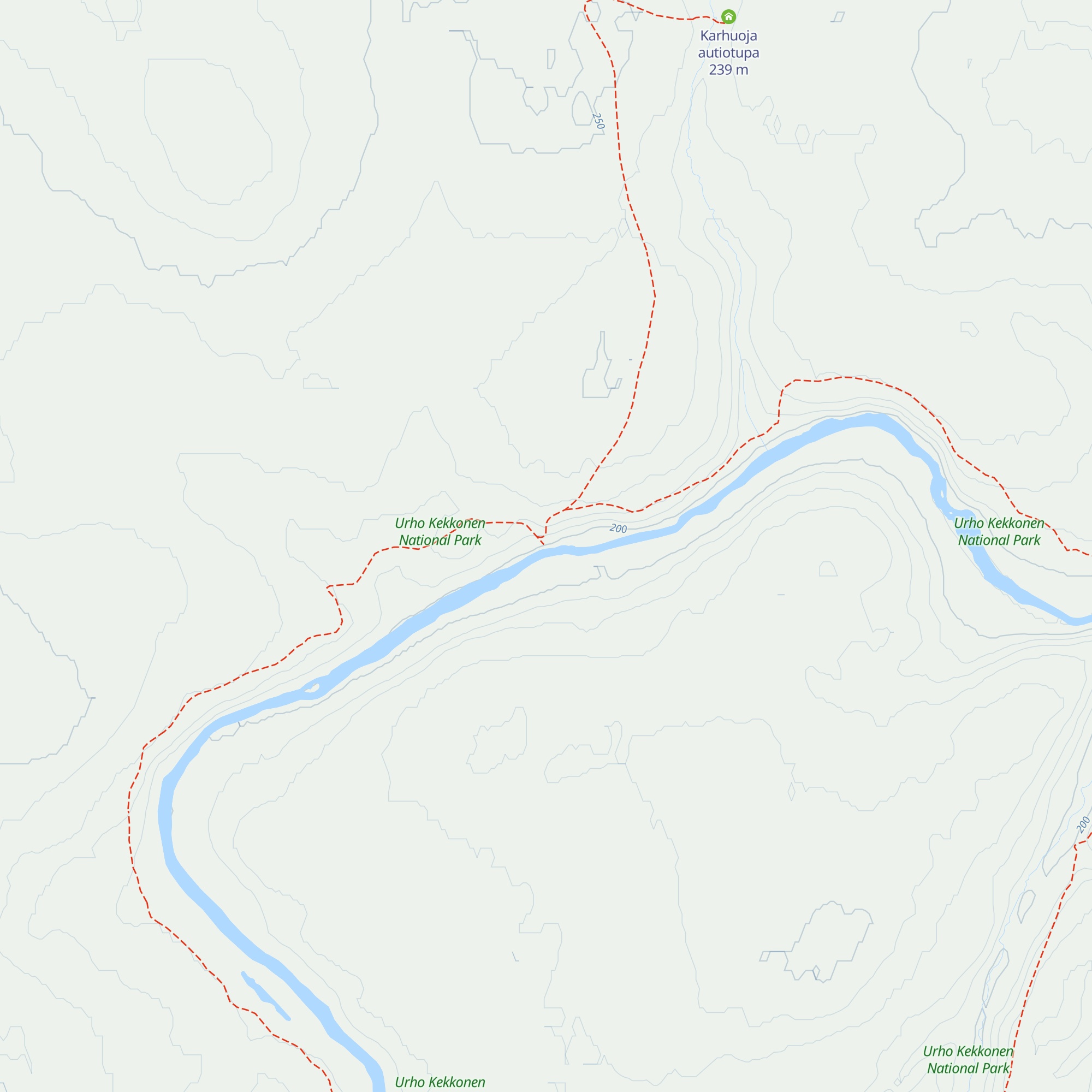 Mettopalo autiotupa map