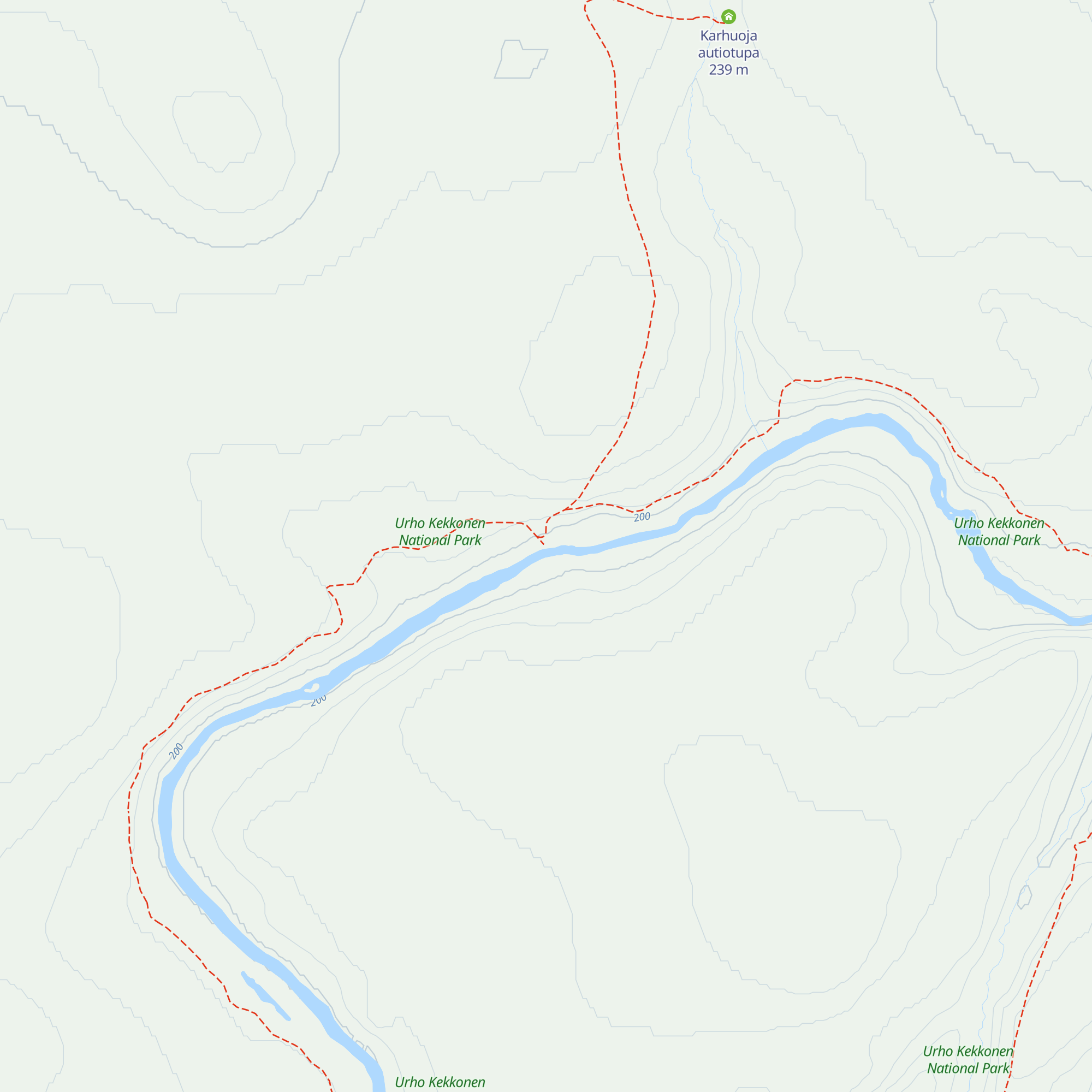 Mettopalo autiotupa map